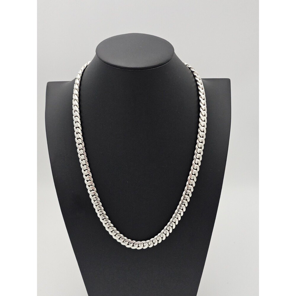 Miami Cuban Chain 10mm 24" 925 Silver - New, Heavy